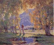 John Frost The Pool at Sundown oil painting